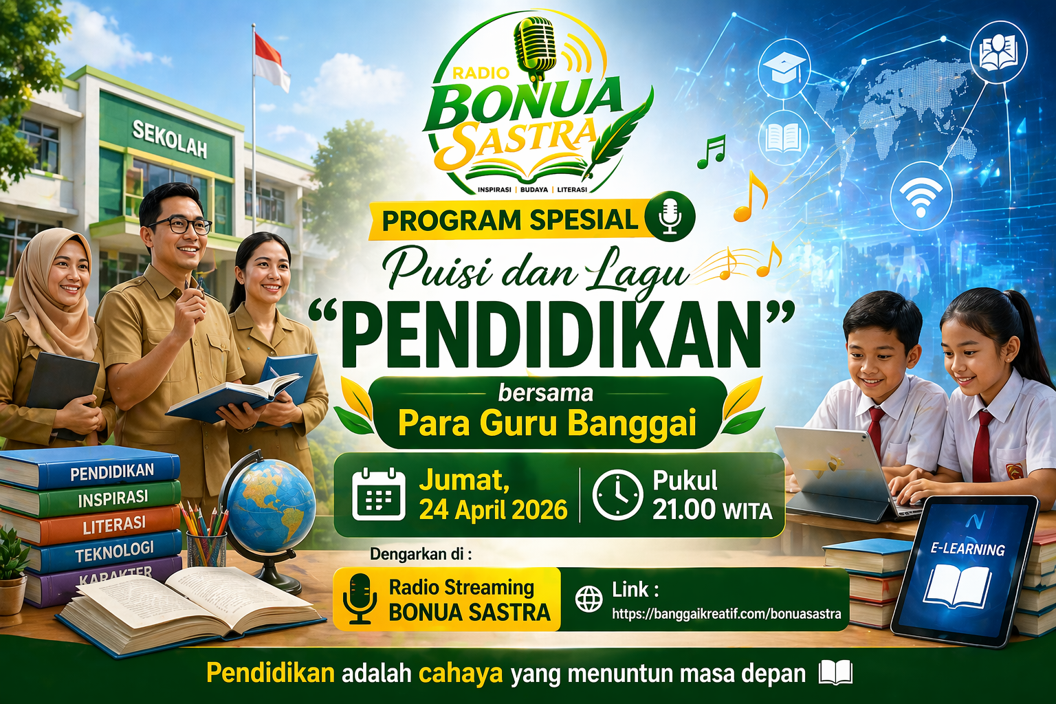 Puisi dan Lagu “PENDIDIKAN” Bersama Para Guru Banggai 